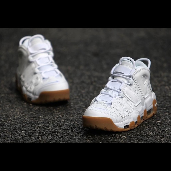nike air more uptempo white gum